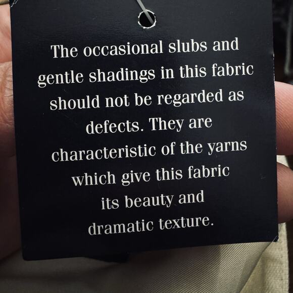 NWT Chaps Women 100% Linen Lined Chino Pants Size 8 Beige Pockets Office Career - Picture 8 of 8